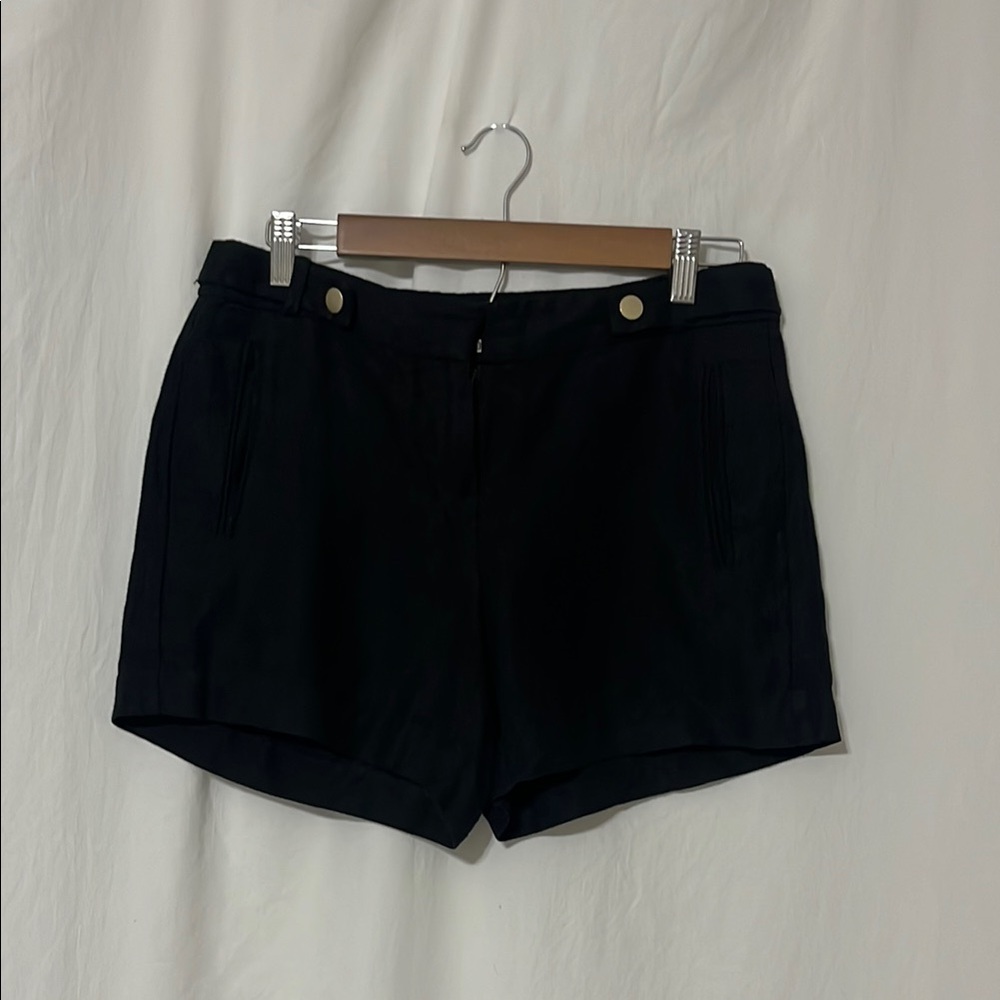 White House Black Market High Waist Black Shorts